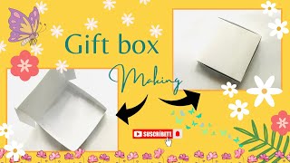 How to make DIY GIFT BOX  Easy diy art and craft  Diy gift box  Craft gift box making  diy [upl. by Brook]