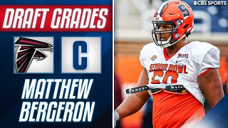 Falcons ADD TO OFFENSIVE LINE With Matthew Bergeron With 38th Pick  2023 NFL Draft [upl. by Notrab339]