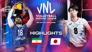 🇮🇷 IRI vs 🇯🇵 JPN  Highlights  Week 2  Mens VNL 2024 [upl. by Nata239]