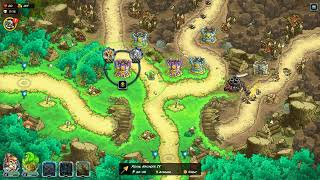 Kingdom Rush Alliance RAVAGED OUTSKIRTS veteran campaign [upl. by Alyose]