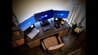 Triple Monitor Workstation with MST Yes Please How To [upl. by Adrienne997]