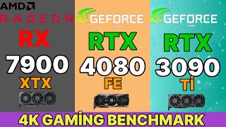 RX 7900XTX VS RTX 4080 RTX 4090 VS RX 7900 XT VS RX 6950XT VS RTX 3090Tİ 7900XTX GAMİNG BENCHMARK [upl. by Engud]