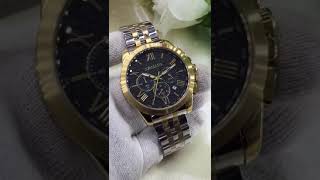 Armani watch Quartz movement Chronograph working Butterfly master lock PRICE 75000 [upl. by Ainirtak25]