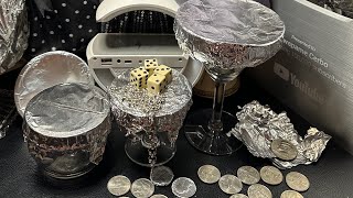 ODDASMR ALUMINUM FOIL CREATIVE DIY MONEY JAR PIGGY BANK COINSREYNOLDS diy oddlysatisfying foil [upl. by Aynotak]