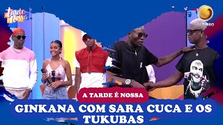 Sara Cuca e os Tukubas animam o programa com danças  A tarde é nossa TV ZIMBO [upl. by Yelyab282]