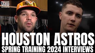 Chas McCormick amp Hunter Brown talk Astros 2024 Outlook ALCS vs Texas Josh Hader amp Forrest Whitley [upl. by Margareta]