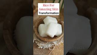 5 Amazing Ways To Use Rice To Get Clear amp Glowing Skin ricewaterbenefits skincare skinwhitening [upl. by Ymled]