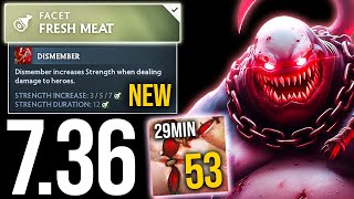 Pudge Is GIGABROKEN In New Patch 736  Dota 2 New Update  Pudge Official [upl. by Odnam]