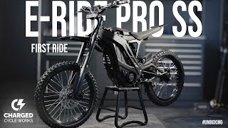 Eride Pro SS First Ride review and unboxing [upl. by Einnil]