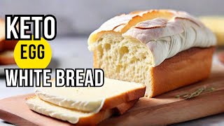 Keto Egg White Bread Recipe  LowCarb HighProtein Bread [upl. by Jana676]