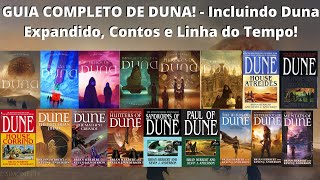 Duna  GUIA COMPLETO DOS LIVROS Incluindo Duna Expandido Contos e Linha do Tempo [upl. by Esila815]