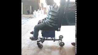 Car transfer system wheelchair cum car seat [upl. by Annoek]