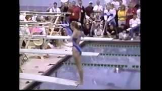 1991 IHSA Girls Swimming amp Diving State Finals [upl. by Odlonra]