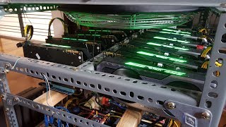 Building a 12 GPU GTX 1070 Mining Rig Using SimpleMining OS  Biostar TB250 BTC Pro [upl. by Treblig]