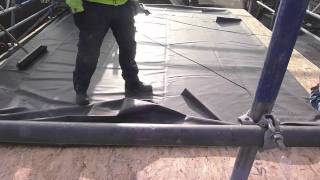 New EPDM flat roof over new decking [upl. by Arem]