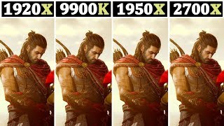 580TR 1950X vs 539 I9 9900K vs 370 TR 1920X vs 310 R7 2700X [upl. by Nanaek184]