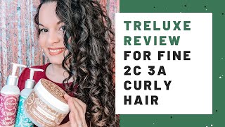 TreLuxe Review For Fine 2C 3A Curly Hair [upl. by Valaria643]