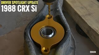 How to Install BLOX Spherical RTA Bushings Without a Press  Honda CRX Si Update [upl. by Oneil]