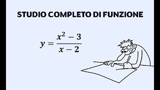 02 Studio completo di funzione razionale fratta con asintoto obliquo [upl. by Eve]