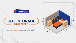 Selfstorage Unit Sizes  StorageMart PH [upl. by Pail]