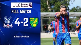 Full Match Crystal Palace vs Norwich City  4  2  U18 Premier League  140924 [upl. by Badger614]