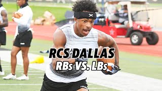 RCS Dallas RBs vs LBs [upl. by Refotsirk]