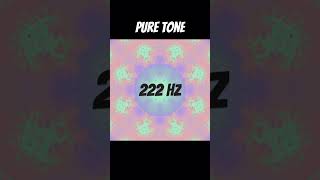 222 HZ puretone frequency [upl. by Aneertak]