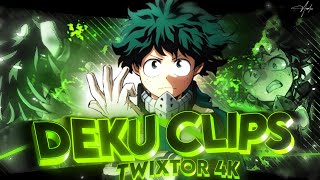 DEKU TWIXTOR CLIPS  4K 60Fps [upl. by Epoillac740]