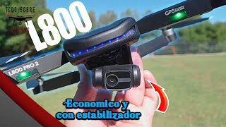 Drone L800 pro 2 🚁Prt 1  El Más Económico con ESTABILIZADOR  Evolución del L900 ¿El mejor 🤔 [upl. by Heisel]