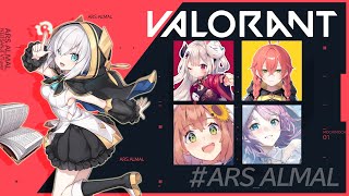 【VALORANT】にじ女子フルパ！妖精さんがんばるぞ！ 【アルス・アルマルにじさんじ】 [upl. by Htebirol615]