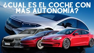 TOP 10 COCHES ELÉCTRICOS CON MÁS AUTONOMÍA DE 2024 [upl. by Chem]