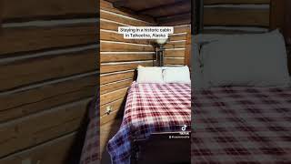 talkeetna alaska travel historic cabin airbnb redjohns miner vacation [upl. by Nilpik]