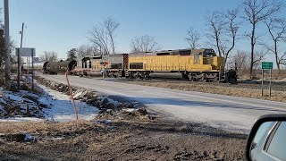 Csx amp Wheeling amp Lake Erie New London amp Spencer Ohio [upl. by Pulsifer122]