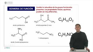 Tipos de Isomería Isomería estructural   UPV [upl. by Miranda]