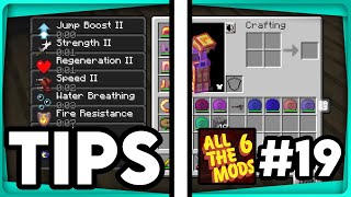 UNLIMTED Easy POTION EFFECTS In Minecraft All The Mods 6 Tips Episode 19 [upl. by Ellennaj]