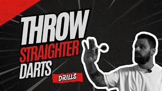 Darts drills guaranteed to make you throw straighter  Throw Straighter Darts  Darts Drills [upl. by Inalej]