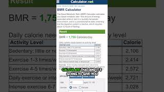 How to calculate your BMR Use this FREE BMR calculator tool Simple way to lose weight shorts [upl. by Spieler]