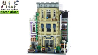 LEGO Creator Expert 10278 Police Station  Lego Speed Build Review [upl. by Trista]