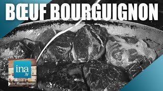 Recette  Le bœuf bourguignon Grandmère  Archive INA [upl. by Giarc]