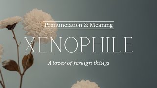 How to Pronounce Xenophile  Pronunciation amp Meaning British English [upl. by Lednik]