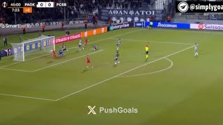 Daniel Birligea Goal PAOK Thessaloniki vs FCSB 01 Goals and Extended Highlights [upl. by Ioj]