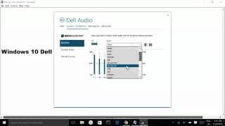 Windows 10 Dell Sound Equalizer [upl. by Sukram776]