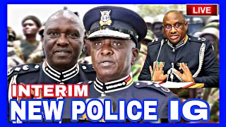 DOUGLAS KANJA NEW POLICE INSPECTOR GENERAL INTERIM AFTER JAPHET KOOME RESIGNATION [upl. by Allehcram]