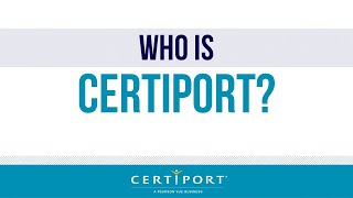 Who is Certiport [upl. by Nylrats245]