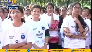 3k Health Run Held at Necklace Road  Organized by Osmania Medical College [upl. by Rahal]