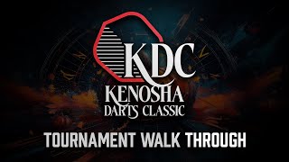 Event Walk Through  Kenosha Darts Classic [upl. by Lyrem683]