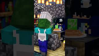 Minecraft Zombie Open a Hotel minecraftshorts [upl. by Innor]