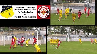 Oberliga RheinlandPfalzSaar FV Dudenhofen vs FC RotWeiss Koblenz [upl. by Heshum396]