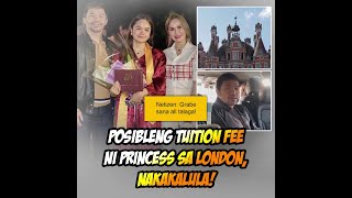 Tuition Fee ni Princess Pacquiao sa London Ganito kalaki [upl. by Pich546]