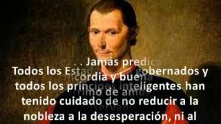 EL PRINCIPE DE MAQUIAVELO  FRASES POLITICAS [upl. by Bowe565]